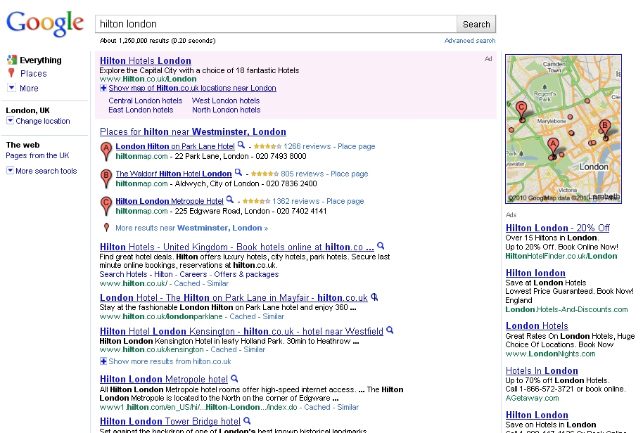 google instant preview